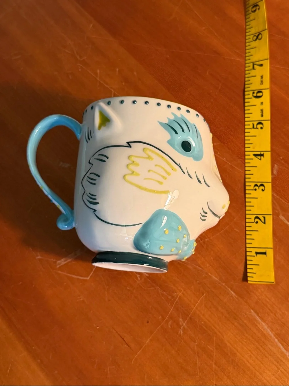 Anthropologie Set of 2 Coffee/Tea Cups Bellina Floral & Bellina His Easter Cup